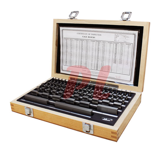 Prolinemax 36-Piece Round Gauge Block Set - Steel, Hardened, +/- .0001" Accuracy, 3/4" OD, M6 Thread